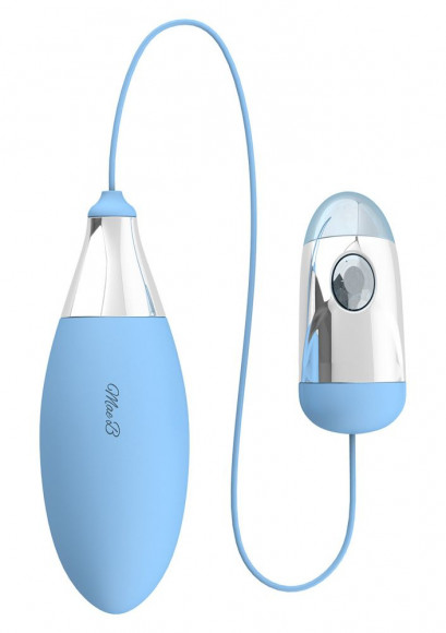 Голубой вибростимулятор Soft Touch Stimulator - 10 см.