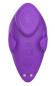 Фиолетовый вибратор в трусики с магнитной фиксацией