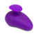 Фиолетовый клиторальный вибромассажер Palm Sense