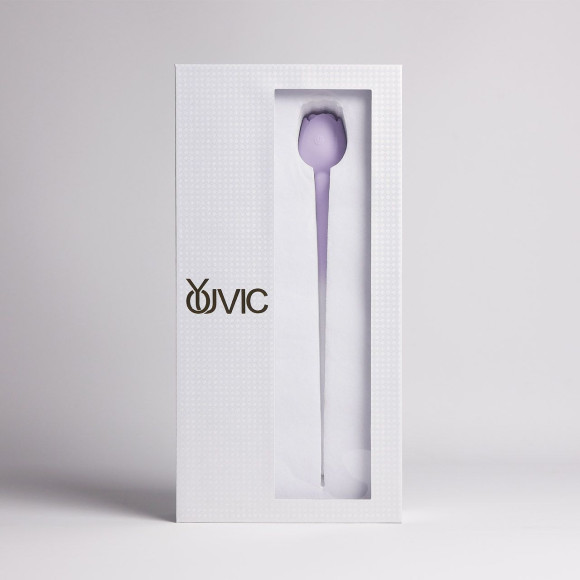 Сиреневый вибростимулятор в форме розы Youvic
