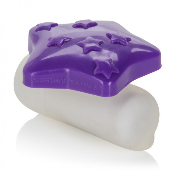 Фиолетовая виброзвездочка для клитора