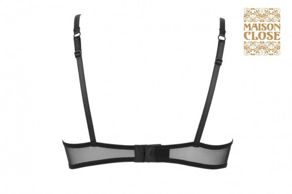 Оригинальный бюстгальтер с полуоткрытой чашкой