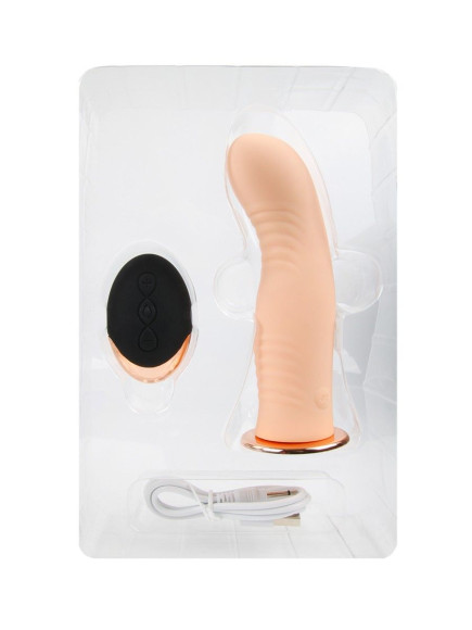 Женский вибрострапон со съемной насадкой и пультом ДУ