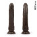 Фаллоимитатор-реалистик Erowoman коричневого цвета - 22 см. Фаллоимитатор-реалистик Erowoman коричневого цвета - 22 см.