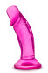 Розовый анальный фаллоимитатор Sweet N Small 4 Inch Dildo - 11,4 см.