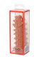 Насадка на фаллос с шипами и продолговатыми бугорками Extreme Sleeve 004 M-size - 14,7 см.