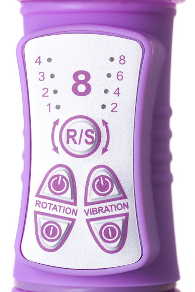 Фиолетовый вибратор High-Tech fantasy - 22,5 см.