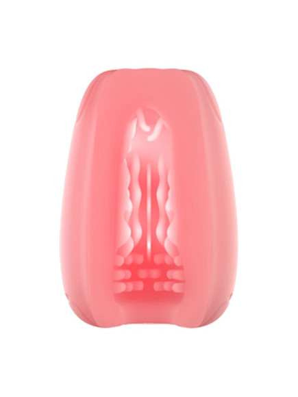 Розовый мастурбатор-яйцо Bisedze