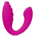 Ярко-розовый изогнутый вибромассажер