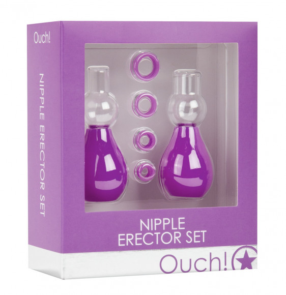 Фиолетовый набор для стимуляции груди 