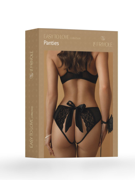 Эффектные трусики с доступом и бантом сзади Эффектные трусики с доступом и бантом сзади