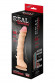 Фаллоимитатор REAL Standard с шипами - 21 см.