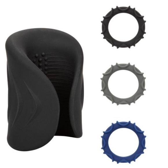 Черный вибромастурбатор Pro Stroker Черный вибромастурбатор Pro Stroker