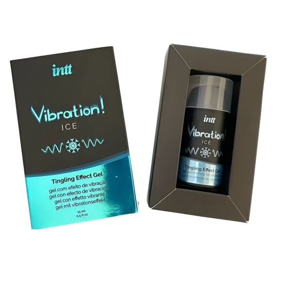 Жидкий интимный гель с эффектом вибрации Vibration! Ice - 15 мл.
