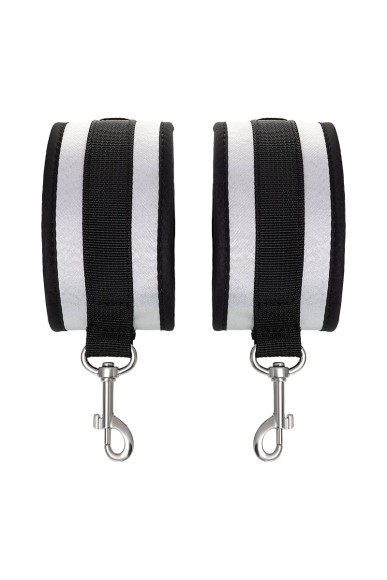 Серебристо-черные наручники Anonymo Серебристо-черные наручники Anonymo