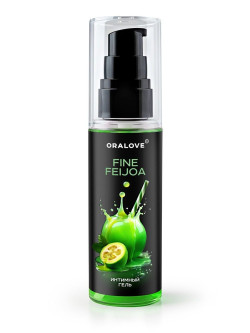 Съедобная смазка на водной основе с ароматом фейхоа - 60 гр.