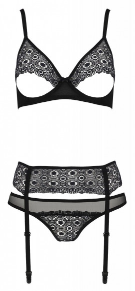 Пикантный комплект белья Zinnia с поясом для чулок