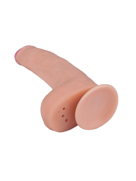 Фаллоимитатор с мошонкой на присоске F LINE - 22 см.