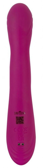 Лиловый вибратор-кролик 2 Function Vibrator Squirting - 22,5 см.