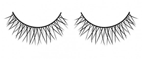 Накладные ресницы, перекрещивающиеся по всей длине Deluxe