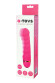 Розовый рельефный вибростимулятор точки G - 16 см. Розовый рельефный вибростимулятор точки G - 16 см.