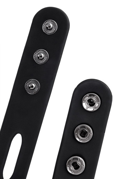 Черная плотная силиконовая маска 