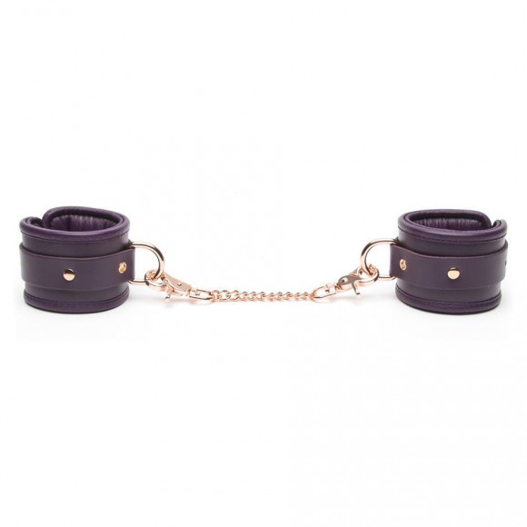Фиолетовые наручники Cherished Collection Leather Wrist Cuffs