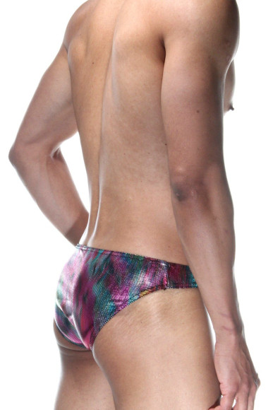 Мужские сексуальные трусы-слипы из ткани с блеском Мужские сексуальные трусы-слипы из ткани с блеском