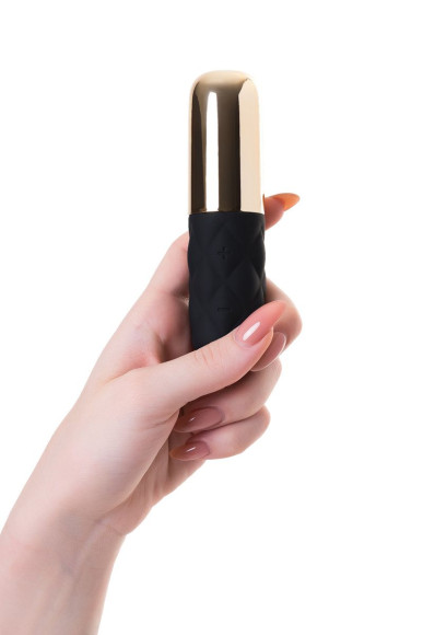 Чёрно-золотистая вибропуля Satisfyer Lovely Honey Чёрно-золотистая вибропуля Satisfyer Lovely Honey