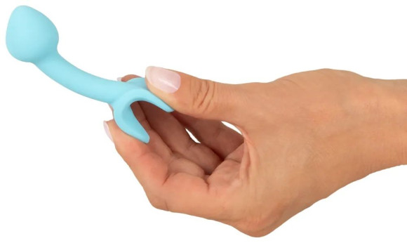 Голубая анальная втулка Mini Butt Plug - 7,1 см. Голубая анальная втулка Mini Butt Plug - 7,1 см.