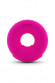 Розовый многофункциональный вибратор DONUT STRAWBERRY