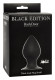 Чёрная анальная пробка Thick Anal Plug Small - 7,8 см. Чёрная анальная пробка Thick Anal Plug Small - 7,8 см.