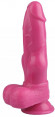Розовый анальный фаллоимитатор-реалистик - 21 см.