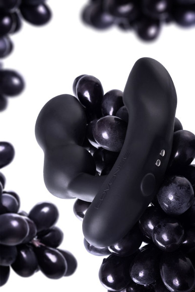 Черный вибростимулятор простаты Edge 2 - 12,4 см.