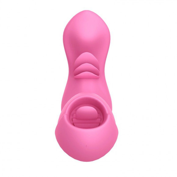 Розовый вибромассажер SEX MASSAGER с пультом ДУ