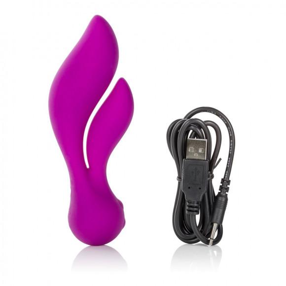 Вибромассажер с лепестками для двойной стимуляции Vr6.5 - 16,5 см. Вибромассажер с лепестками для двойной стимуляции Vr6.5 - 16,5 см.