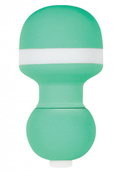 Зеленый мини-вибратор PIXIES MINI VIBE - 6 см.