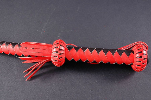 Кнут  Поддай жару-1  из кожи - 75 см.