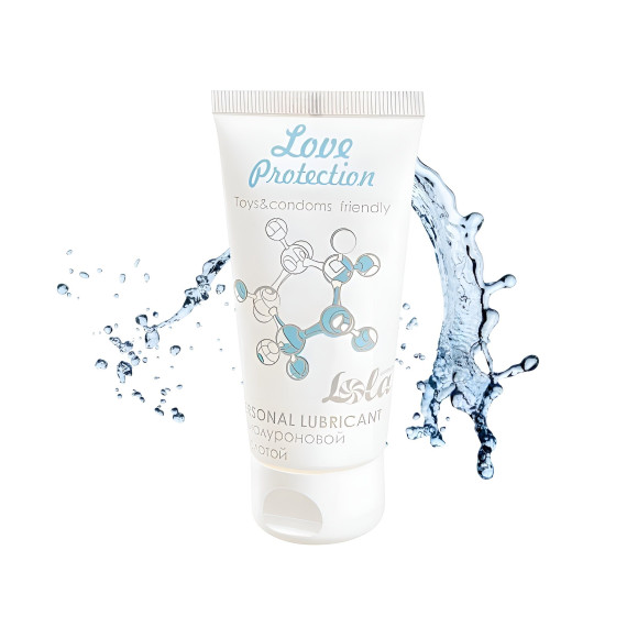 Увлажняющий лубрикант на водной основе Love Protection - 50 мл.