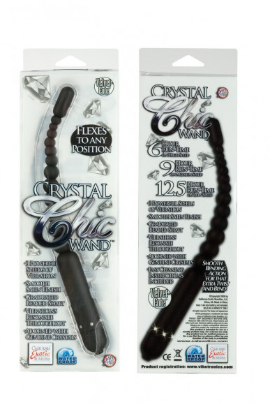 Гибкий вибратор Crystal Chic - 29 см.