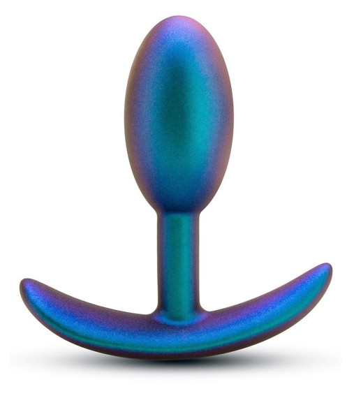 Синяя анальная пробка со смещенным центром тяжести The Nebula Plug - 9 см. Синяя анальная пробка со смещенным центром тяжести The Nebula Plug - 9 см.