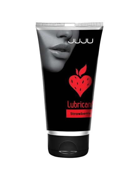 Съедобный лубрикант JUJU Strawberry с ароматом клубники - 50 мл.
