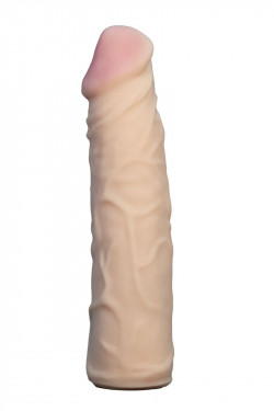 Телесная насадка Harness из неоскин - 21 см.