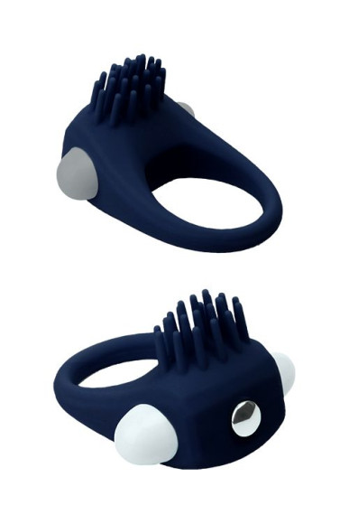 Синее эрекционное виброкольцо STIMU RING Синее эрекционное виброкольцо STIMU RING