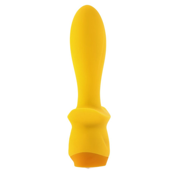 Желтая анальная вибропробка Mellow Yellow - 13,5 см. Желтая анальная вибропробка Mellow Yellow - 13,5 см.