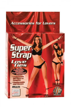 Черные фиксаторы Love Ties