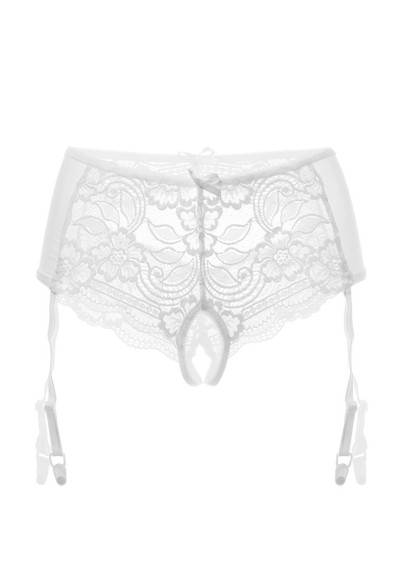 Трусики-пояс из эластичного кружева с пажами для чулок Sheila Трусики-пояс из эластичного кружева с пажами для чулок Sheila