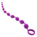 Лиловая анальная цепочка Beaded Adventure - 35,5 см.
