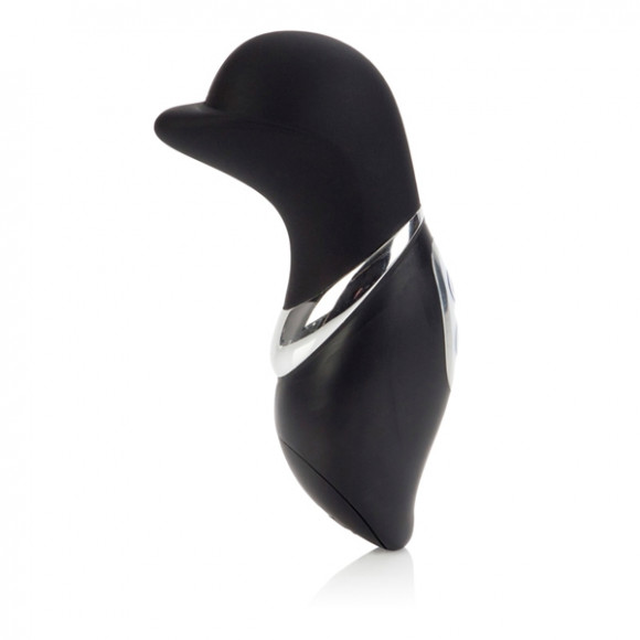 Чёрный клиторальный стимулятор 7-Function Silicone Luxe Euphoria Massagers