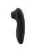 Черный вакуумный стимулятор клитора Curvy